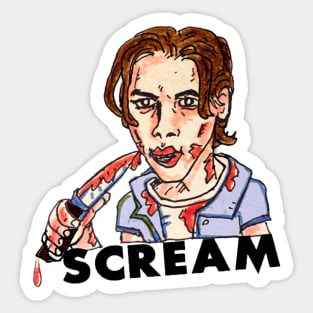 Scream Sticker